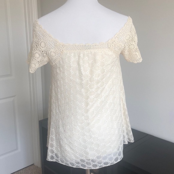 Old Anthro 100% silk top - Picture 2 of 2